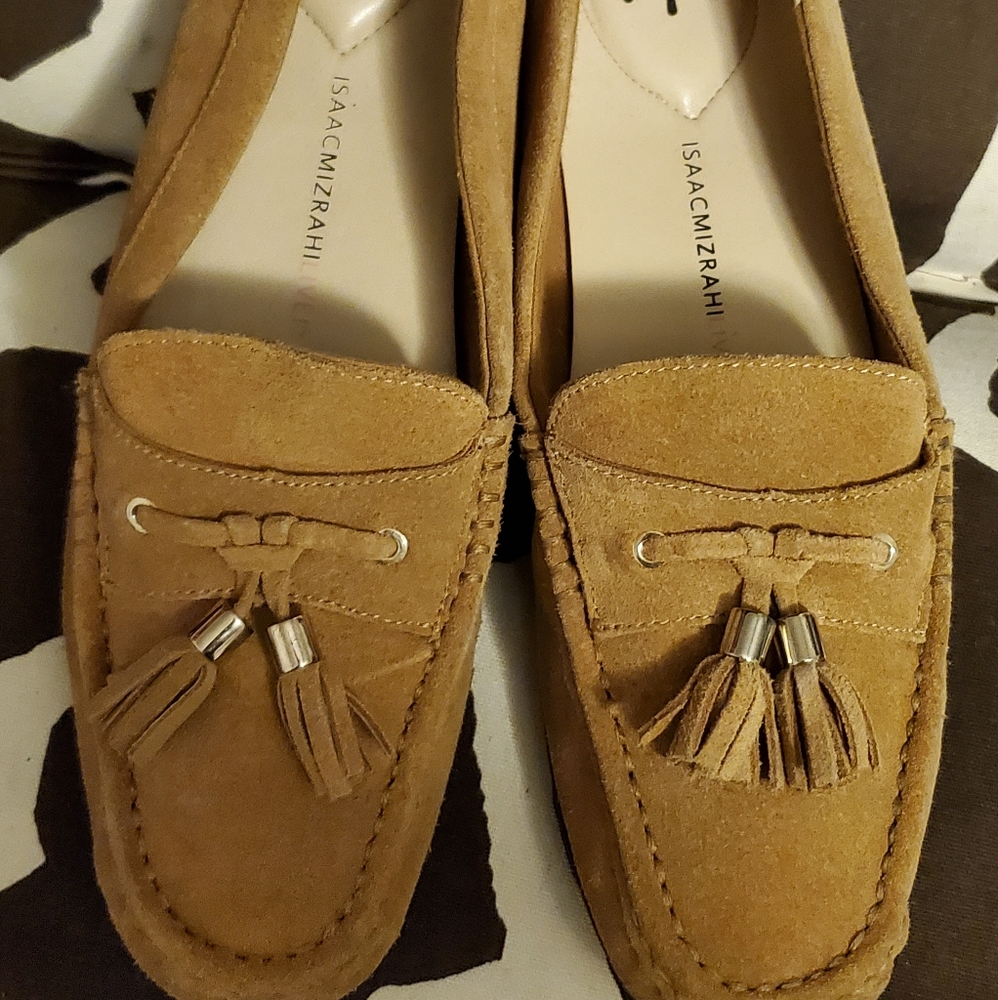 Isaac Mizrahi Suade Loafers